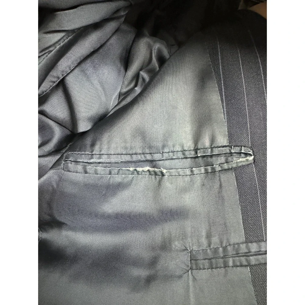 Polo by Ralph Lauren Men's Navy Blue Blazer Jacket 40L Blue Label *Made In Italy